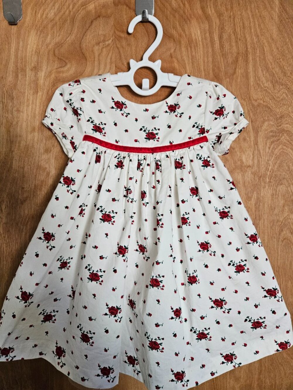 Janie and Jack White and Rose Christmas Dress